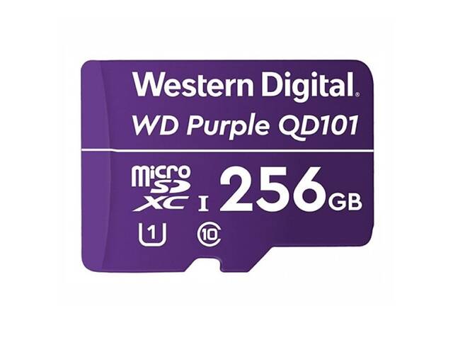 Карта памяти Western Digital MICRO SDXC QD101 256GB UHS-I WDD256G1P0C WDC