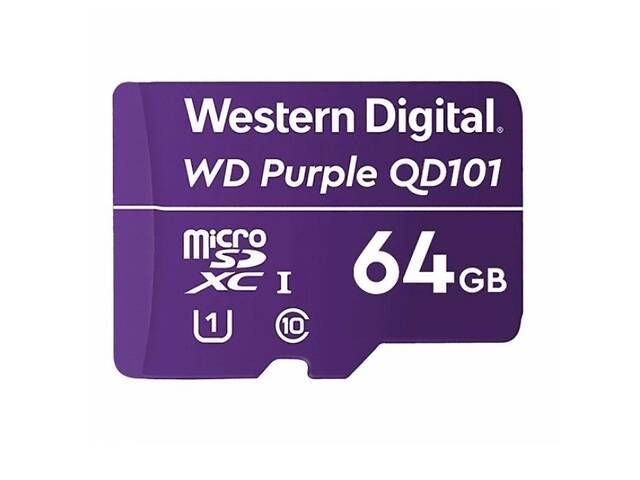 Карта пам'яті Western Digital MICRO SDXC QD101 64GB UHS-I WDD064G1P0C WDC