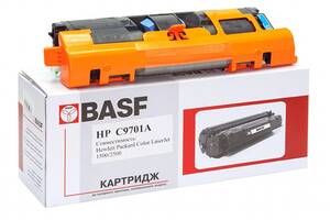 Картридж BASF для HP CLJ 1500/2500 аналог C9701A Cyan (KT-C9701A)