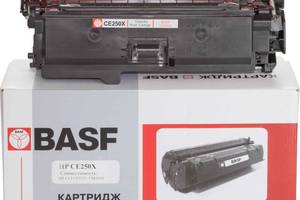 Картридж BASF для HP CLJ CM3530/CP3525 аналог CE250X Black (KT-CE250X)