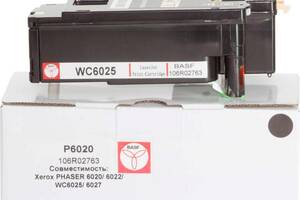 Картридж BASF для Xerox Phaser 6020/6022/WC6025/6027 Black (KT-106R02763)