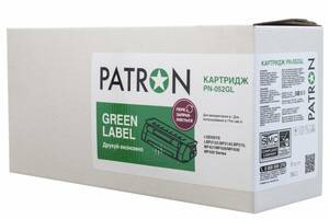 Картридж PATRON CANON 052 GREEN Label (PN-052GL)