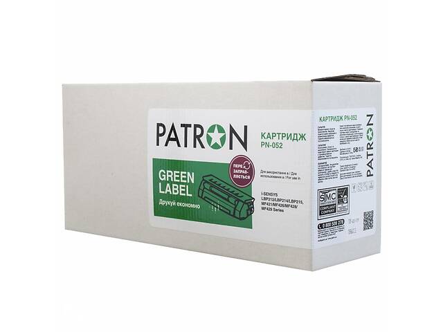 Картридж PATRON CANON 052H GREEN Label (PN-052HGL)