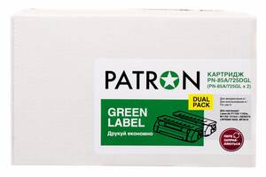 Картридж Patron HP LJ CE285A/Canon 725 Green Label DUAL PACK (PN-85A/725DGL)