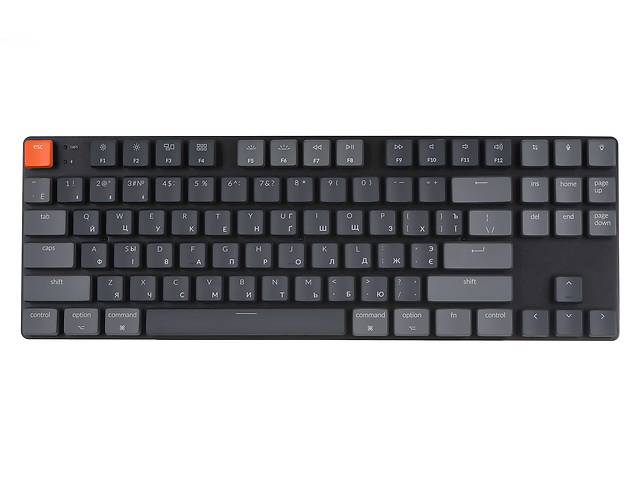 Keychron Клавиатура K1SE 87 Key Optical Brown White Led Hot-Swap WL UA Black