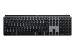 Клавиатура беспроводная Logitech MX Keys Wireless for Mac Ukr (920-009558) Space Gray USB