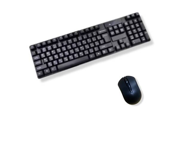 Клавиатура беспроводная с мышкой UKC TJ-808 USB диапазон 10 метров черный (lp-89839_280)