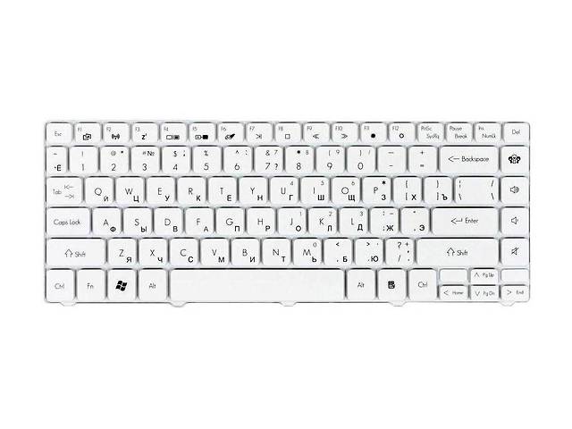 Клавиатура для ноутбука ACER Aspire 3810, 3820, White, RU