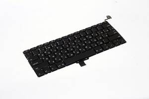 Клавиатура для ноутбука Apple Macbook A1278/MC374/MC700/MB466/MB467/MB990/MB991 Black горизонтальный Enter (A988)