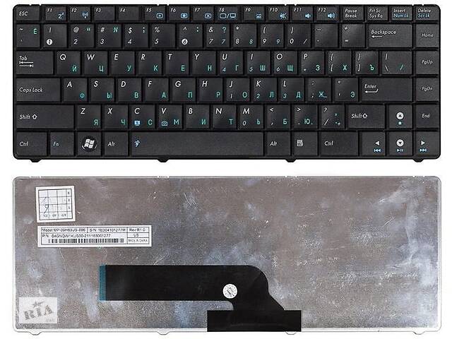 Клавиатура для ноутбука Asus K40 / K40AB / K40AC / K40AD / K40AF / K40AC Black RU