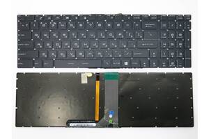 Клавіатура MSI GT62, GT72, GE62, GE72, GS60, GS70. GL62, GL72, GP62, GP72, CX62 (RU black with Backlit)