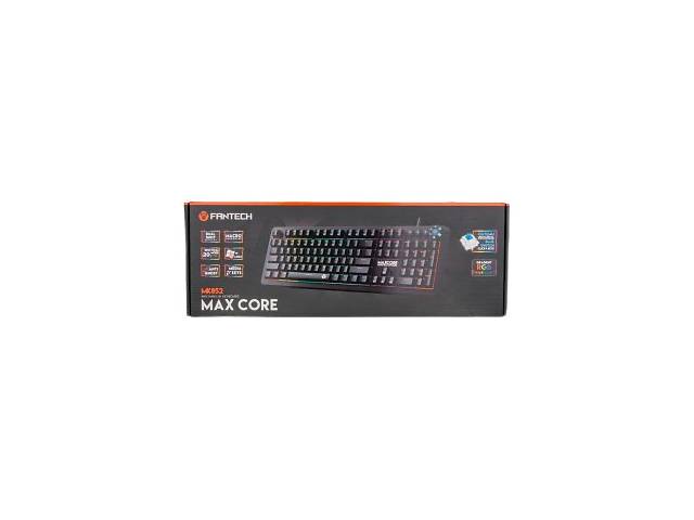 Клавиатура проводная Fantech Max Core MK852 Blue Switch кабель 1,5 м подсветка черный (ЦУ-00033220_1607)