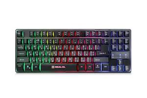 Клавиатура REAL-EL Gaming 8710 TKL Backlit USB Black (EL123100030)