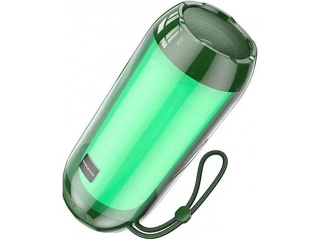 Колонка Borofone BR25 Crazy colorful luminous Dark Green (Код товара:28146)