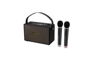 Колонка Kisonli G101 Bluetooth 5.0,Two microphone, 2х15W, 2400mAh, USB, DC: 5V/1A, BOX, Black, Q8