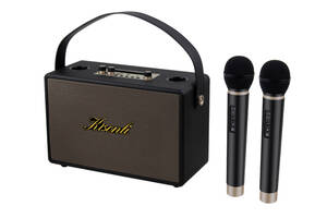 Колонка Kisonli G101 Bluetooth 5.0,Two microphone, 2х15W, 2400mAh, USB, DC: 5V/1A, BOX, Black, Q8