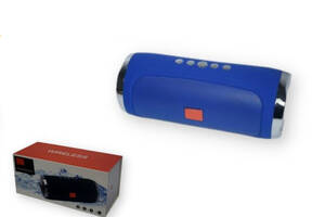 Колонка портативная B.U.M. PORTABLE L-19 10Вт USB, AUX, FM, Bluetooth синяя (AM-771)