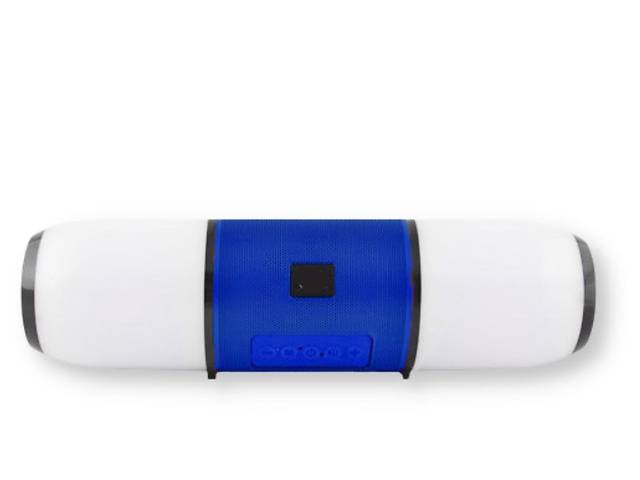 Колонка портативная XPRO ME-6 10Вт влагостойкая USB, AUX, FM, Bluetooth синяя (lp-88437)