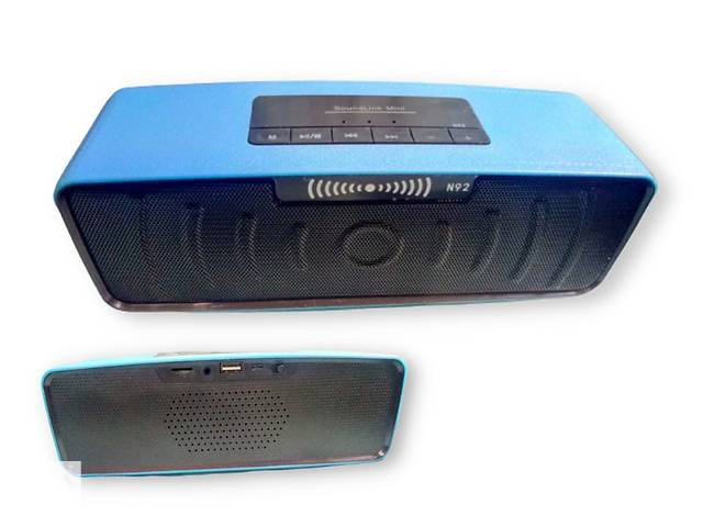 Колонка портативная XPRO N92 6Вт USB, AUX, FM, Bluetooth синяя (lp-88134)