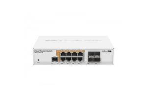 Коммутатор MikroTik CRS112-8P-4S-IN (8xGE PoE, 4хSFP)