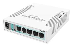 Коммутатор MikroTik CSS106-5G-1S (RB260GS) (5x1Gb, 1x SFP)