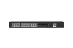 Коммутатор Ruijie Reyee RG-NBS3100-24GT4SFP (24xGE, 4xSFP, 19-inch Rack-mountable Stell Case, Ruijie Cloud, L2)