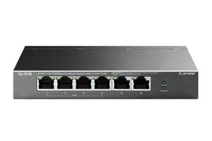 Коммутатор TP-Link TL-SF1006P (2хFE, 4xFE PoE+, max PoE 67W)