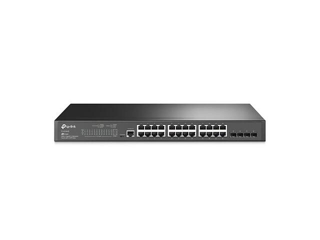 Комутатор TP-Link TL-SG3428 (24xGE, 4xSFP, 1xConsole, Omada, L2)