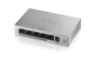Коммутатор Zyxel GS1005HP (GS1005HP-EU0101F) (1xGE, 4xGE PoE+, max PoE 60W)