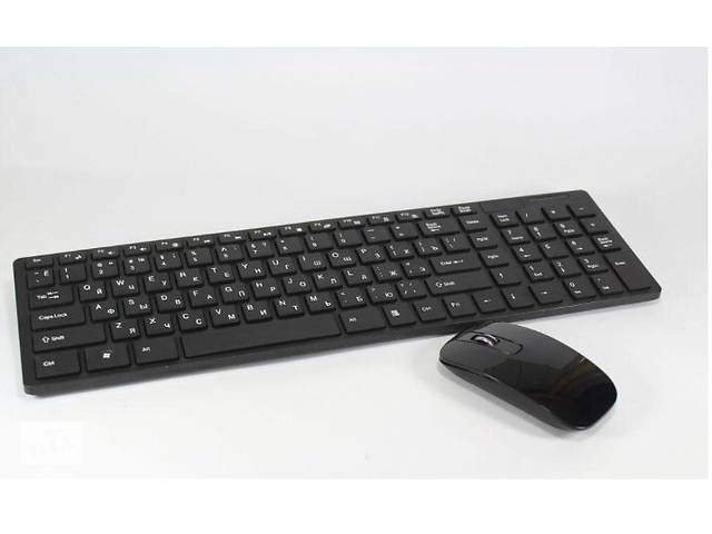 Комплект: беспроводная клавиатура и мышка Keybord Wreless K06 Черный (300042)