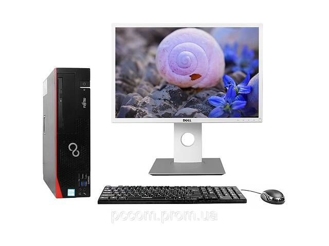 Комплект Fujitsu Esprimo D756 E94+ Intel Core i5-6600 8Gb RAM 480Gb SSD + 22' Dell P2217WH HDMI