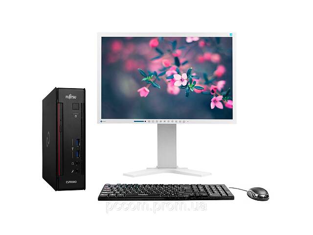 Комплект Fujitsu Esprimo Q556 USFF Mini PC Intel Core i5-6500T 8Gb RAM 240Gb SSD + 22' Eizo FlexScan S2202W