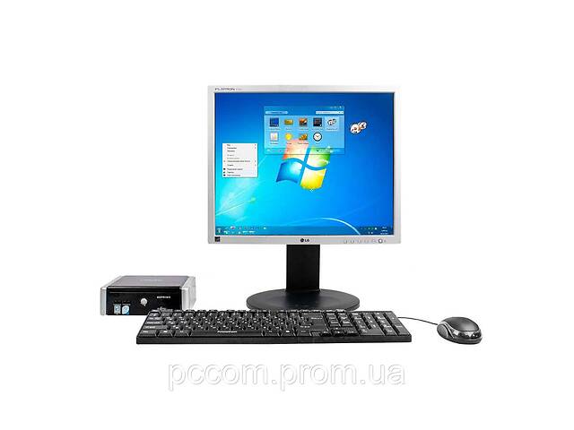 Комплект Fujitsu-Siemens ESPRIMO Q5020 mini Intel® Core™2 Duo T5670 2GB RAM 80GB HDD + Монитор 19'