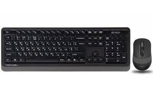 Комплект (клавиатура, мышь) беспроводной A4Tech FG1010 USB Black/Grey