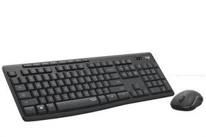 Комплект клавиатура и мышь беспроводной Logitech MK295 Combo USB Black (920-009807)