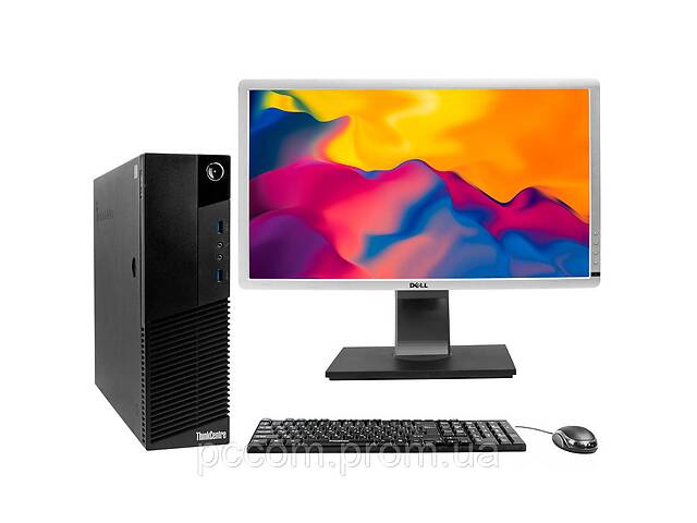 Комплект Lenovo ThinkCentre M83 SFF Intel Core i3-4130 4Gb RAM 500Gb HDD + 23' Dell U2312 FullHD IPS WLED