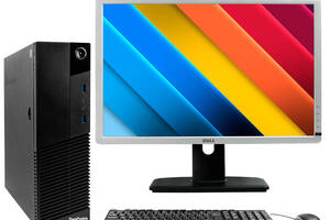 Комплект Lenovo ThinkCentre M83 SFF Intel Core i5-4430S 16Gb RAM 480Gb SSD + 22' Dell P2213 1680x1050