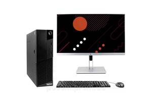 Комплект Lenovo ThinkCentre M83 SFF Intel Core i5-4430S 16Gb RAM 480Gb SSD + 23.8' HP EliteDisplay E243 FullHD