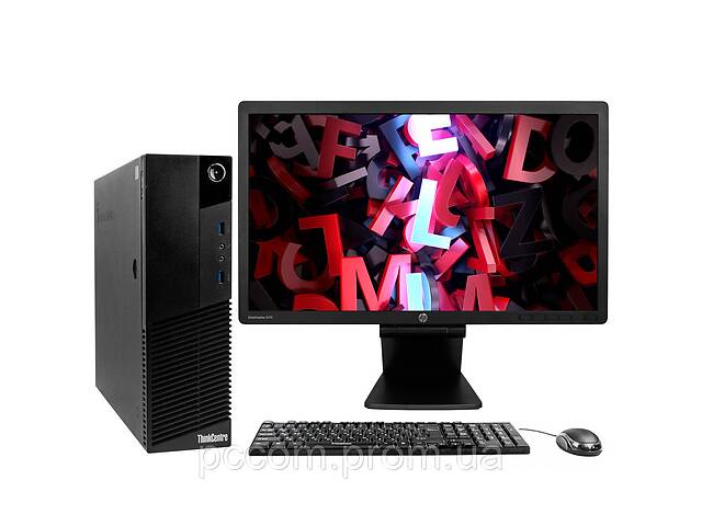 Комплект Lenovo ThinkCentre M83 SFF Intel Core i5-4430S 8Gb RAM 480Gb SSD + 23' HP EliteDisplay E231 FullHD