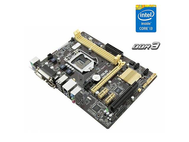 Комплект: Материнская плата Asus H81M-C + Intel Core i3-4160 (2 (4) ядра по 3.6 GHz) + 4 GB DDR3