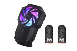 Комплект Memo: кулер-вентилятор для смартфона MEMO FL05 и напальчники геймерские Memo Pro