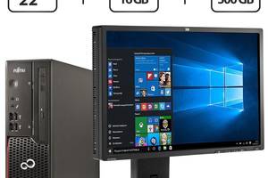 Комплект ПК: Fujitsu Esprimo C720 Desktop / Intel Core i3-4130 (2 (4) ядра по 3.4 GHz) / 16 GB DDR3 / 500 GB SSD NEW...