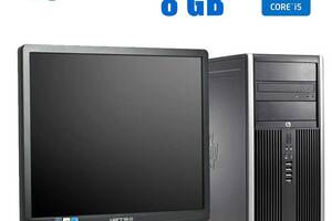 ПК+Монитор HP Compaq 8200 Elite Tower/ i5-2300/ 8GB RAM/ 240GB SSD/ HD 2000 + Hanns.G HA191DPB/ 19' (1280x1024) TN