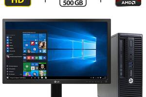 Комплект ПК: HP ProDesk 400 G3 SFF / Intel Core i5-6500 (4 ядра по 3.2 - 3.6 GHz) / 16 GB DDR4 / 240 GB SSD NEW + 500...