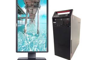 Комплект ПК: Lenovo ThinkCentre E73 Tower / Intel Core i3-4170 (2 (4) ядра по 3.7 GHz) / 8 GB DDR3 / 500 GB HDD / Int...