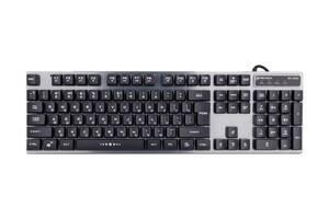 Комплект проводная клавиатура и мышь Fantech Major KX302s LED 1,5 m Black