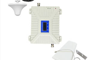 Комплект репитер Aspor 2 диапазона 1800/2100 МГц усилитель мобильной связи и интернета с антенной 10 Дб (1692973975)