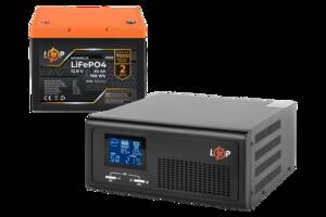 Комплект резервного питания LogicPower B1000 + литиевая (LiFePO4) батарея 768 Wh
