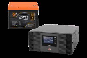 Комплект резервного питания LogicPower B1500 + литиевая (LiFePO4) батарея 768 Wh