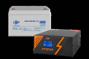 Комплект резервного питания ИБП + мультигелевая батарея (UPS B1500 + АКБ MG 1200Wh)